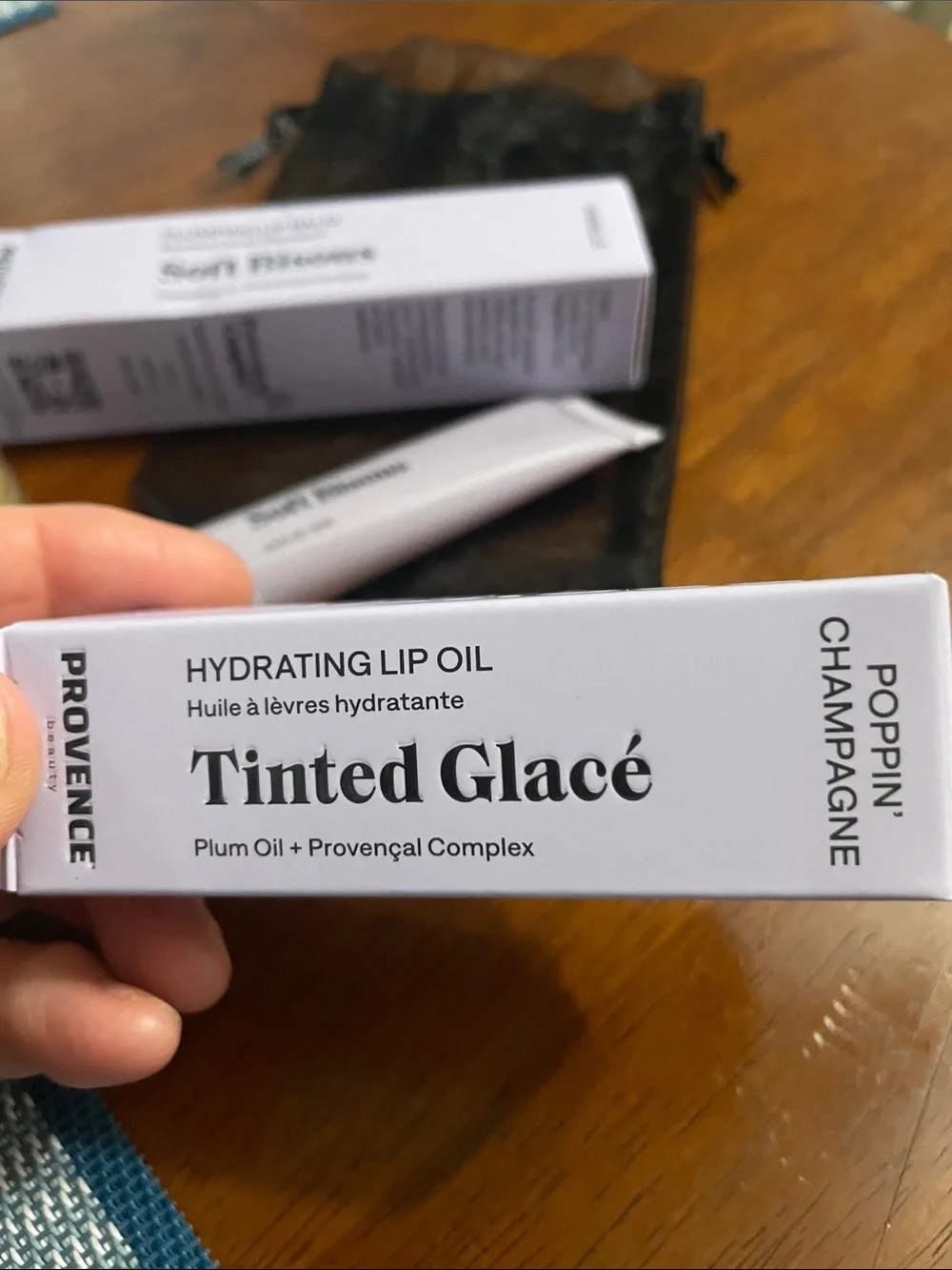 Provence Tinted Glacé Hydrating Lip Oil & Soft Bisous Plumping Lip Balm